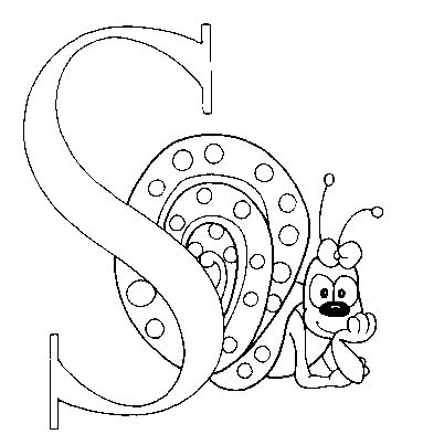 coloriage moments precieux alphabet s